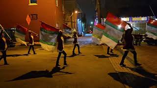 Denison High School Tough Of D Band, In The 2025 Christmas Parade.