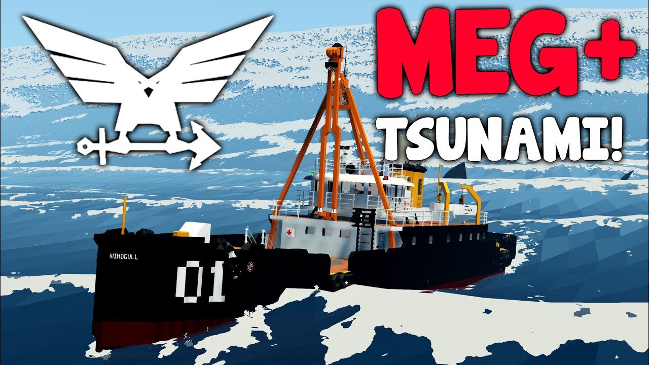 Speedy Steamer Hit By Tsunami And Attacked By The Meg! - Stormworks ...