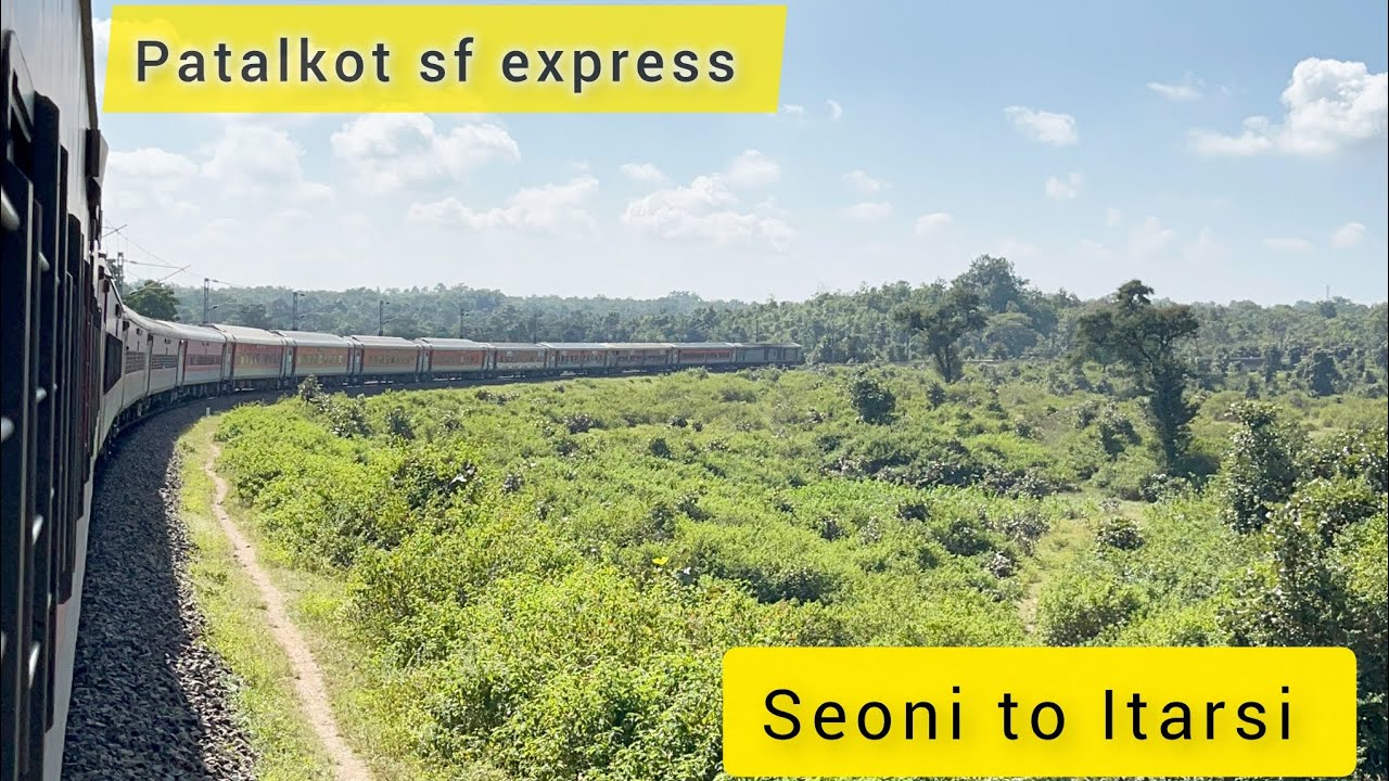Seoni to Itarsi journey video on 20423 patalkot sf express #train #journey #trainjourney 