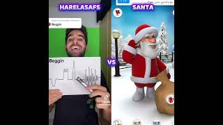 Harelasafs Vs Santa Who Is Best ? 🤣😭🤞 #Shorts
