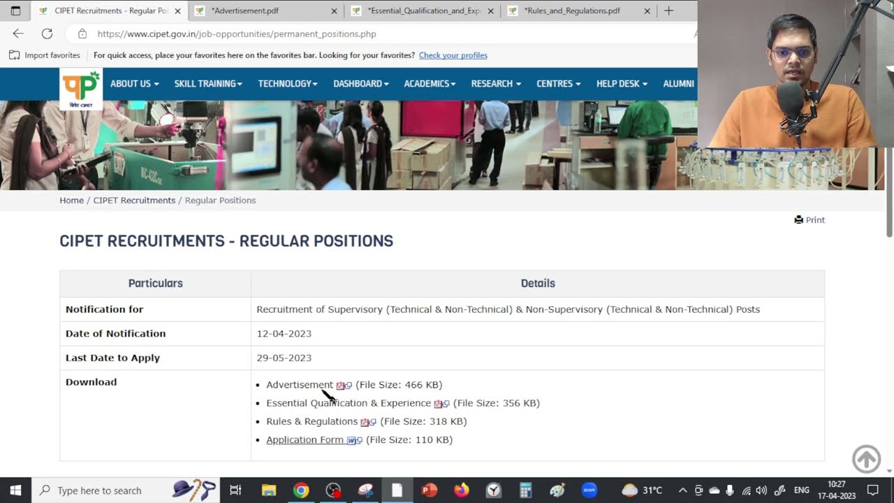 CIPET Recruitment 2023| WITHOUT GATE| CTC: ₹ 74,203/Month | Permanent Job | Latest Jobs 2023