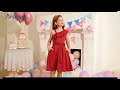Arshiner Girls Dress One Shoulder Formal Ruffle Trim Birthday Party Dresses with Belted Pockets
