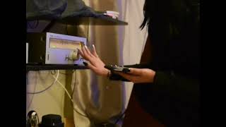 Download Lagu Radio tuning. A young girl is tuning a tuner... MP3