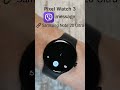 Google Pixel Watch 3 receiving a Viber message #pixelwatch3