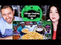 VILLAGE COOKING CHANNEL | 1000 Pani Puri | Golgappa Recipe Cooking | Reaction by Jaby Koay & Achara!