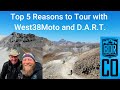 What it's really like to tour with West38moto and D.A.R.T. on a Colorado camping tour COBDR UTBDR