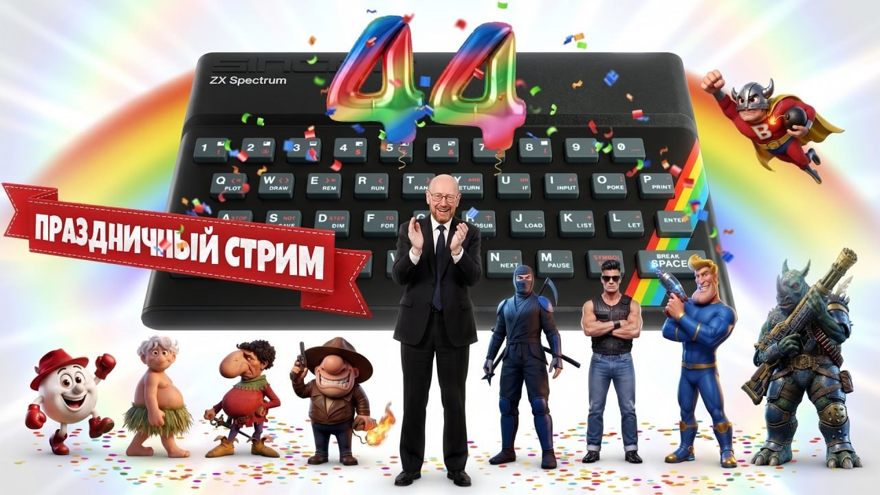 День Рождения ZX Spectrum! 44 года! - YouTube