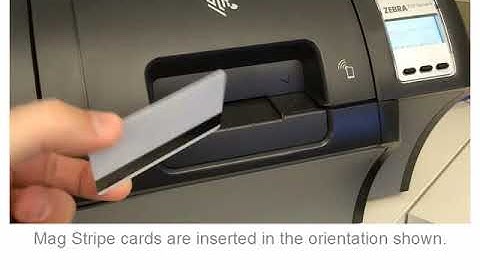 Zebra ZXP Series 9 Card Printer - How To Feed Cards Manually
