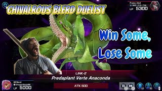 Chivalrous Blerd Duelist: I Took An L