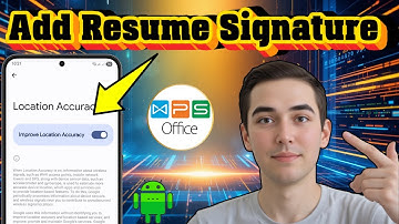 How To Add Signature On Resume WPS Office App