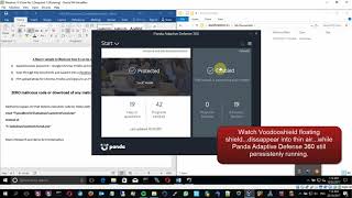NonMalicious-InfoStealing Macro vs Panda Adaptive Defense 360 & Voodooshield