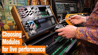 Choosing modules for a live performance rig with Arturia RackBrutes