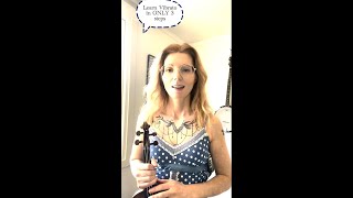How to learn VIBRATO in only 3 steps! #violinist #tecnique #howto #learning #vibrato