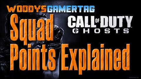 How Squad Points Work in Call of Duty Ghosts