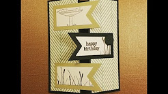 Card Inspiration - Male Birthday Card - Stampin' Up Framelits Banner Dies