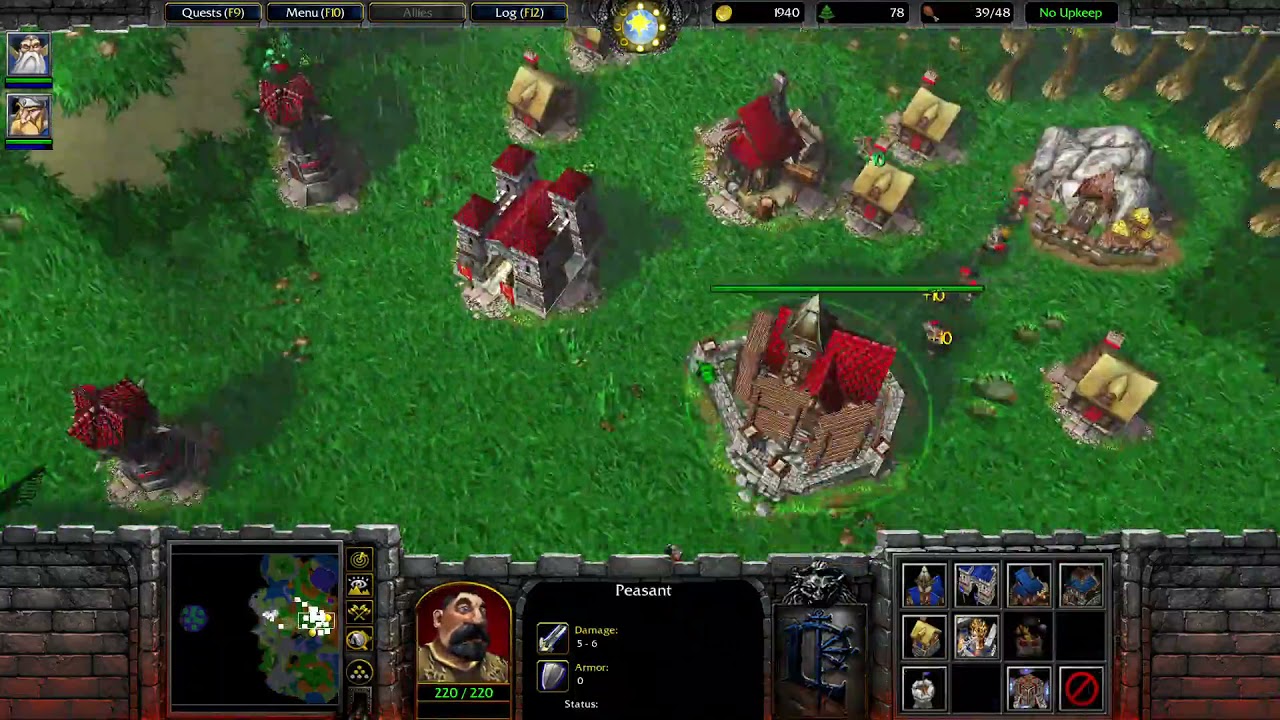 Warcraft III Alternate 0 (Prologue Campaign): Exodus of the Alliance