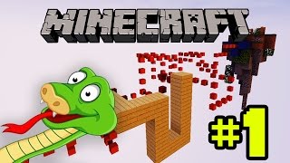 Tackle⁴⁸²⁶ Minecraft เลื้อยกระโดดตามงู #1