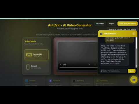 VidGen Demo Video thumbnail