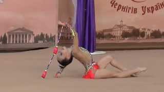 Ternovskaya Christina (clubs) rhythmic gymnastics