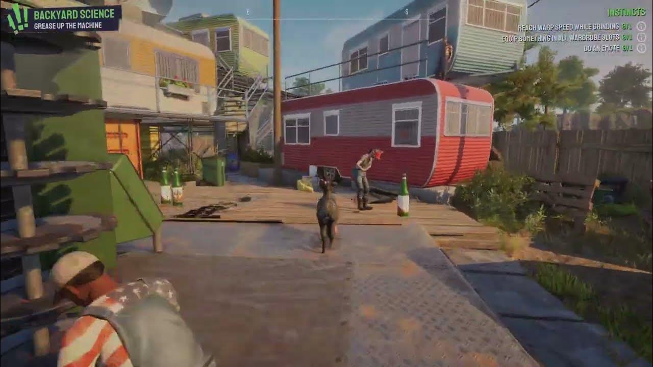 How To Grease Up The Machine Backyard Science Goat Simulator 3