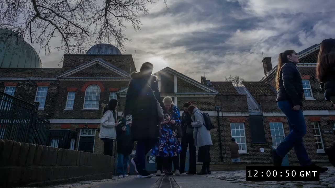 Greenwich at noon 26 01 24 Time lapse