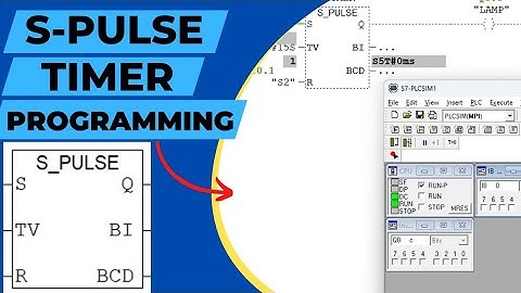 S-PULSE TIMER IN PLC !! S-PULSE TIMER PROGRAMMING IN PLC.