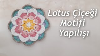 Lotus Çiçeği Motifi Yapılışı (sesli anlatım)