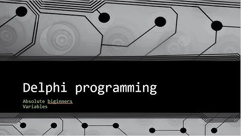Delphi hello world appplication