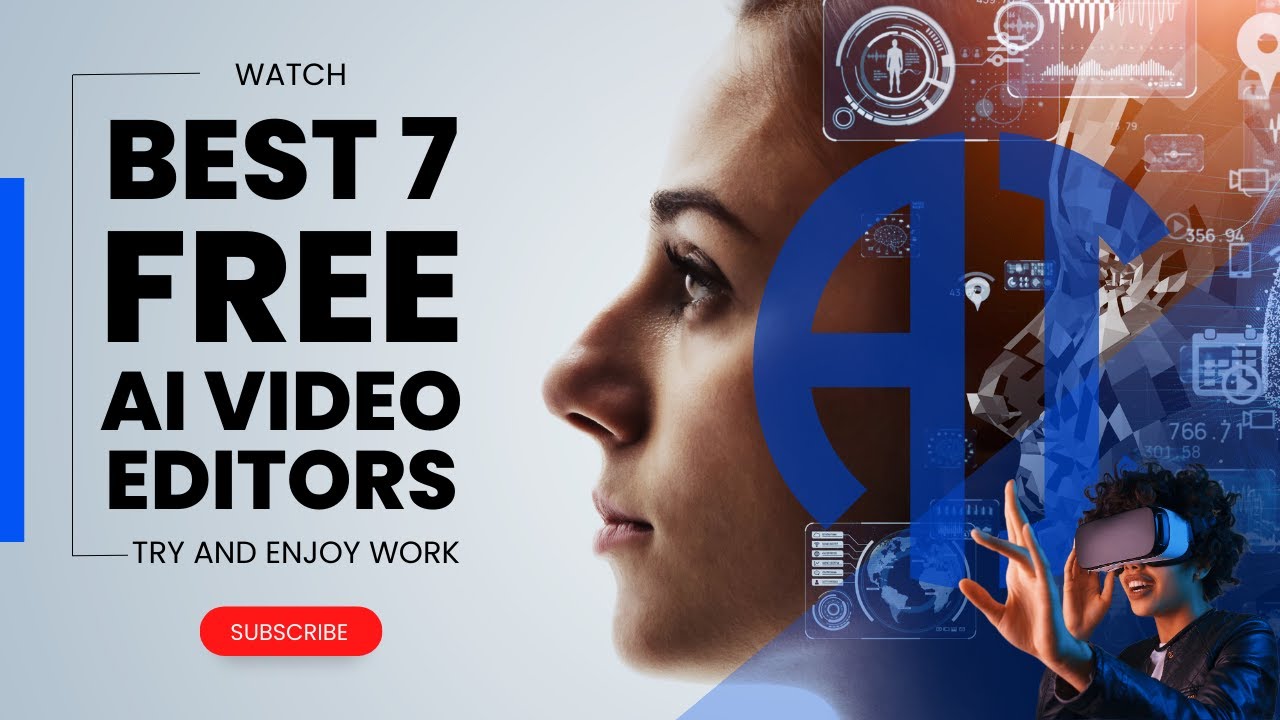 Top 7 Free AI Video Editing Tools | Best AI Webstes | #ai #web # ...