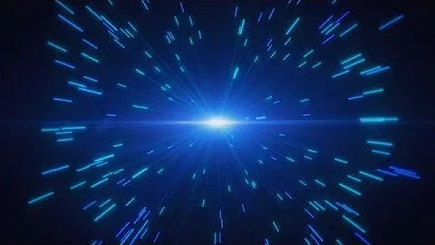 Digital Neon Firework Blasts Stock Motion Graphics