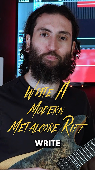 Understanding Metal Guitar...Writing A Modern Metal/Metalcore Riff 🔥