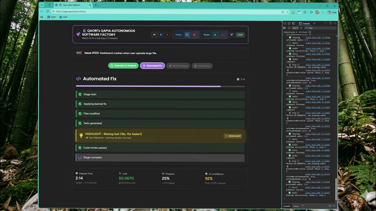 The Qaori Alter Platform - QAPIA - Autonomous Software Factory