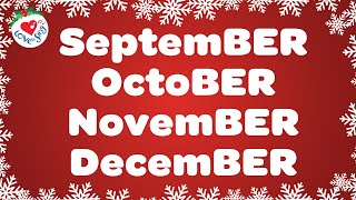 The Ber Months With Lyrics 🎁 Christmas Song