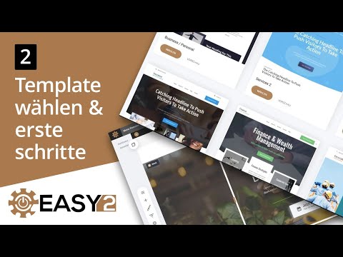 2. Template wählen und erste Schritte mit Easy2