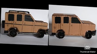 How to make a cardboard car//G-wagon facelift@Karclash#cardboardcraft #trending#diy