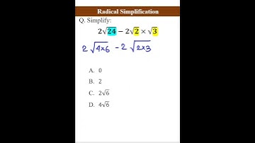 Radical Simplification #shorts #maths #radical #simplification #mathpractice