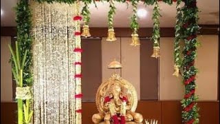 Vinayaka chavathi special decoration||GANESH decoration||Home decor||decor ideas||2020 decor||simple