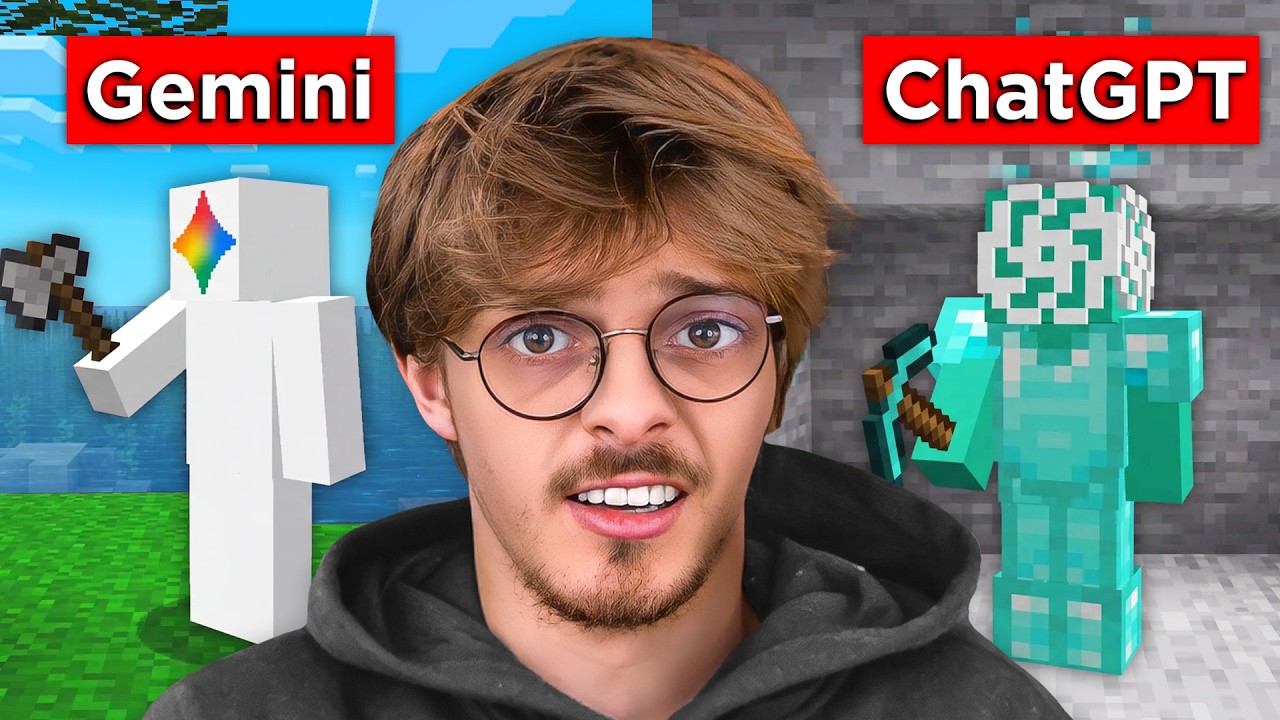 J'ai fais se Combattre 4 IA sur Minecraft (c'est Surprenant)