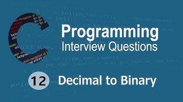 C Interview Questions tutorial #12 - Decimal To Binary  || Codenemy