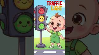 Traffic Lights for Kids 🚦 | Stop Wait Go Song 👶🎶 | Kidomelo TV #Shorts