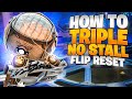 Ex wr no staller teaches you how to no stall triple flip reset tutorial