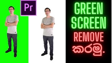 How to Remove Green Screen (Ultra Key) in Adobe Premiere Pro / Sinhala /SL SHAN