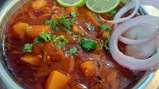 Savji Spicy Aloo curry | Masala potato sabji|spicy potato Raso savji recipe|Aloo Tomato curry recipe