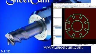 Программа для ЧПУ SheetCAM обработка детали и подготовка управляющей программы для Mach3 плазмореза