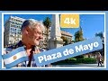 PLAZA de MAYO  🇦🇷Buenos Aires 🇦🇷 Visita 4k