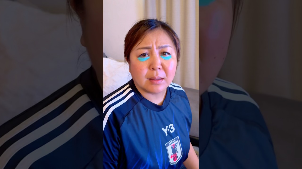 【この夫婦天才】ワールドカップ応援あるある編 😱😓😱#shorts