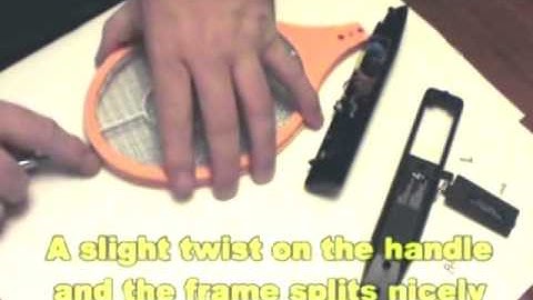 Flyswatter disassembly | Build a static grass applicator | Model Railroad Hobbyist | MRH