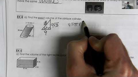 Geometry Unit 10 day 2   volume prisms and cylinders