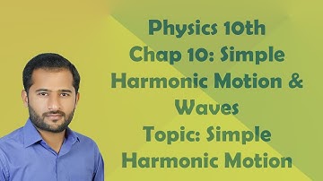 AJK Board 10th Class Physics Chapter 10 Topic: Simple Harmonic Motion