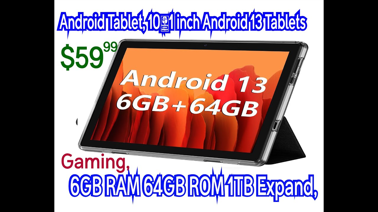 Powerful Android 13 Tablet, 10.1 Inch Review – 6GB RAM & 1TB